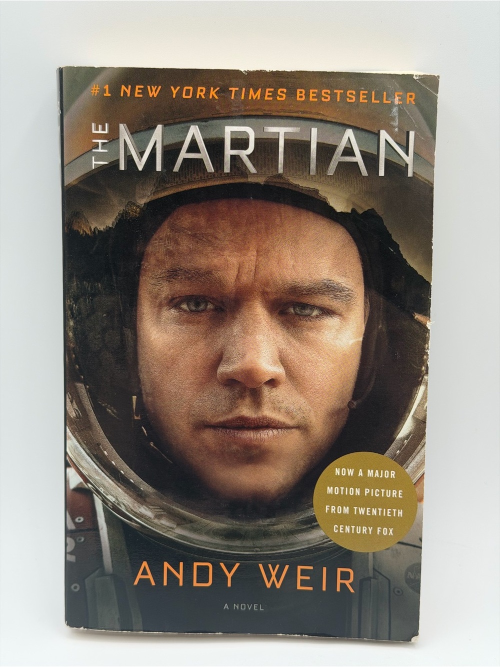 The Martian A Novel by Andy Weir (2015, Paperback) First Movie Tie In Edition